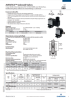 190 SERIES: 3-WAY, NC, DIRECT OPERATED, ISO 15218 INTERFACE, PAD MOUNTING BODY, &amp; FITTINGS